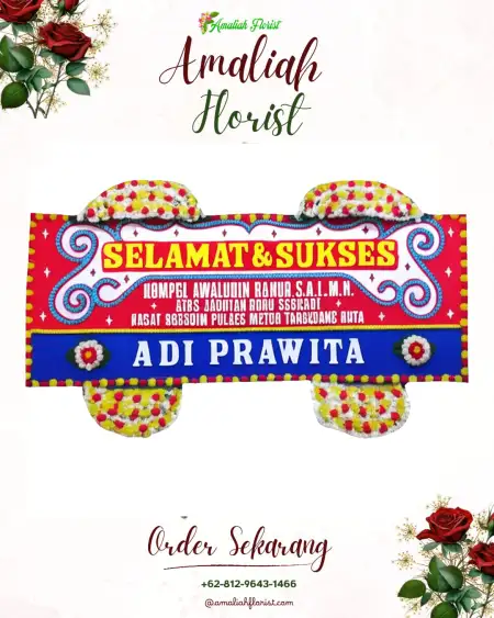 Papan Bunga Ucapan Selamat Argosari