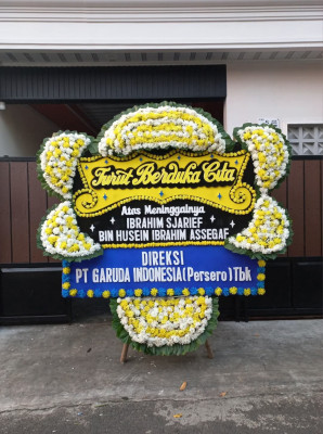 Papan Bunga Duka di Argosari