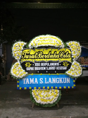 Papan Bunga Duka di Argosari