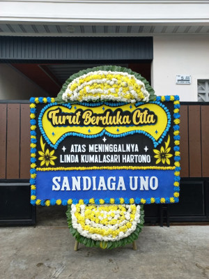 Papan Bunga Duka di Argosari