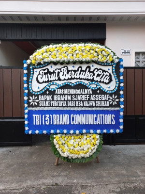 Papan Bunga Duka di Argosari